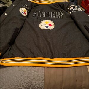 Steelers Football Jacket - Black and Yellow